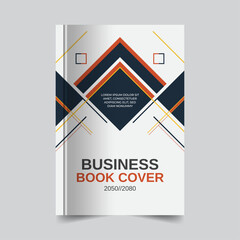 Minimalist Business Book Cover Template for Flyer, Brochure, Magazine Cover, and Poster Design

