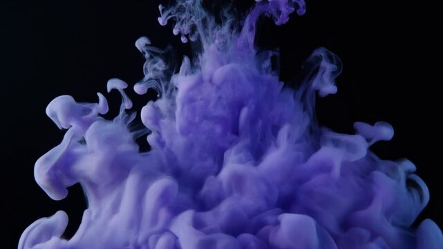 sapphire color fog abstract background footage