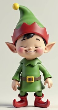 dibujos animados, ni&ntilde;o, chico, vector, ilustraci&oacute;n, diversi&oacute;n, duendes, navida, sonrisa, car&aacute;cter, beb&eacute;, gente, verde, sonriente, gorros, chicos, chistoso, infancia, juego, alegr&iacute;a, cuca, arte, duende
