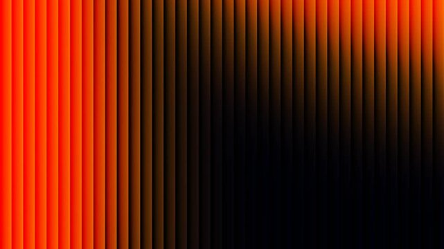 Fractal glass textured glowing orange gradient animation on dark background