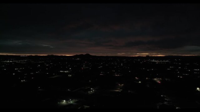 Night sky over the Mojave Desert