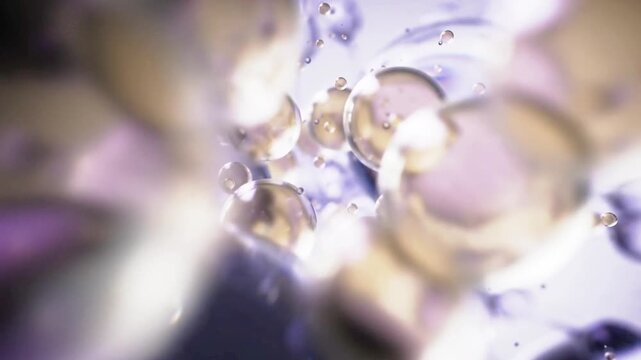 Captivating 3D animation video showcasing cosmetic essence for beautify hair care and skincare, a dynamic 3D video production