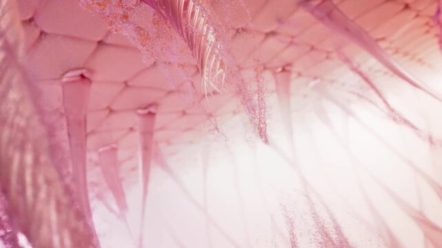 Captivating 3D animation and 3D video showcasing the innovative essence of cosmetic skincare and hair care, developed to beautify and rejuvenate