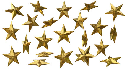 an abundant scattering of numerous gleaming golden stars of various sizes, artfully arranged across...