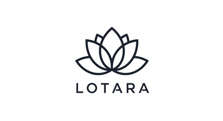 Fototapeta premium Lotus Flower Logo Design Element.