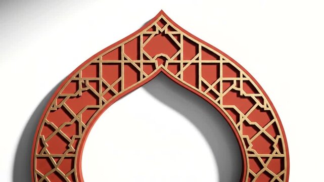Intricate Moroccan Arch Design with Elegant Patterns