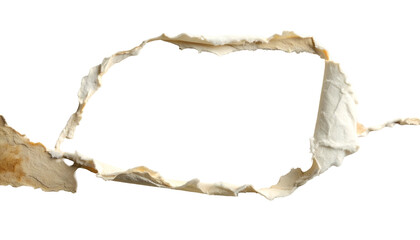 Torn Paper Edge with Ripped Border.