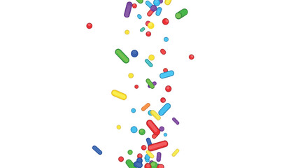 Obraz premium Stylized clove tree illustration featuring verdant leaves and emerging spice buds. A botanical digital artwork capturing aromatic plant essence on a