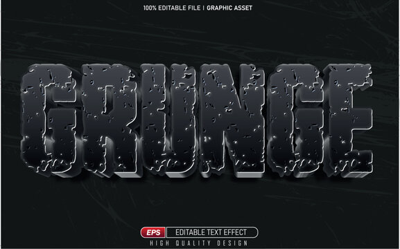 grungee text effect