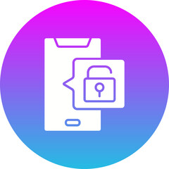 Obraz premium Unlock Icon