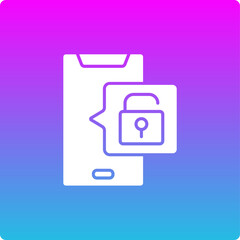 Obraz premium Unlock Icon