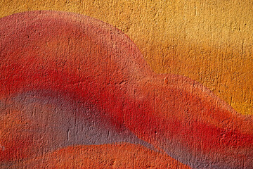 Varied-color wall finish/texture  