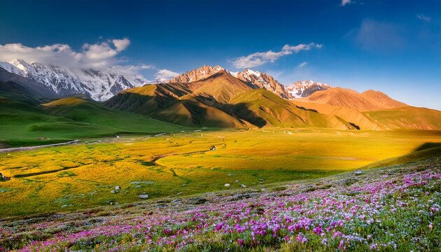 Beautiful Colorful Kyrgizstan