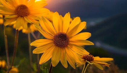 Vibrant Yellow Flowers Adding Warm Natural Beauty To Any Setting