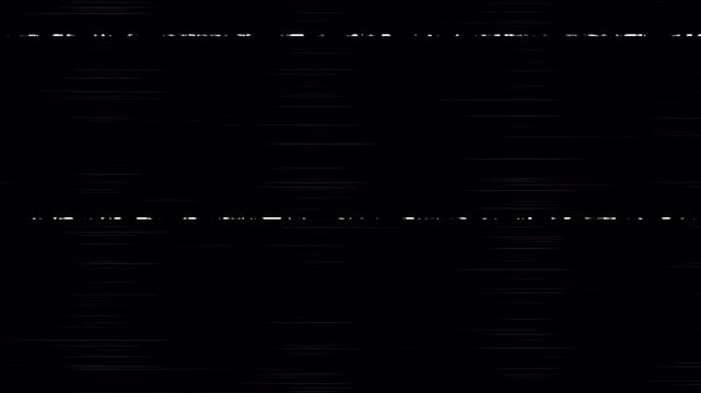 Old Damaged VHS Film Tape Overlay. 4K Analog TV Glitch Static Background Loop with Real Scratch Noise 4k video animation seamless loop