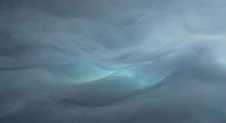 Obraz premium Ethereal Blue Mist Swirls Abstract Background