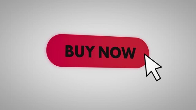Retail focused clickable button with checkout animation