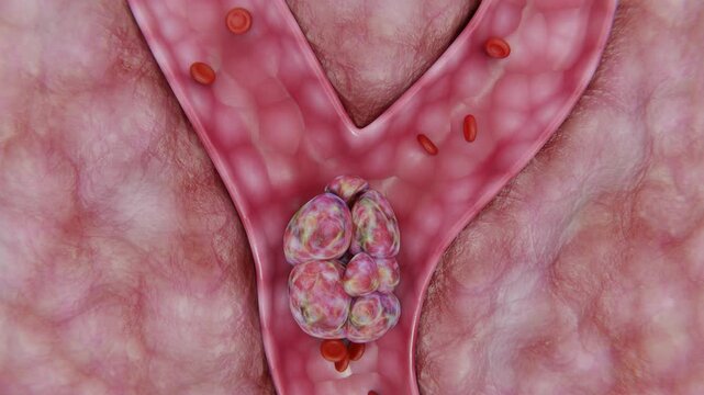 transient ischemic attack process video in 4K | transient ischemic attack visualization video in HD