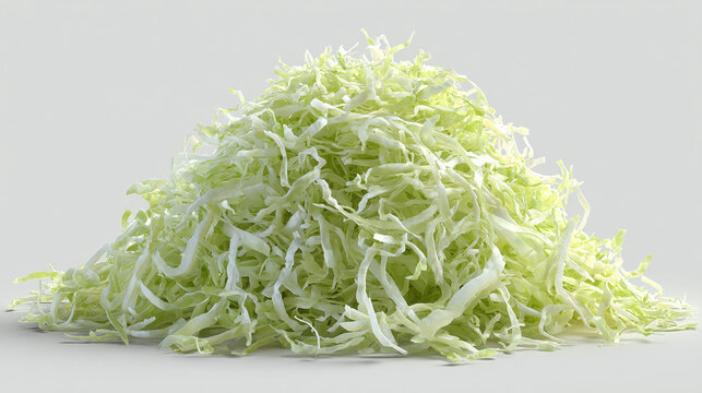 Freshly shredded cabbage, ready for culinary delights
