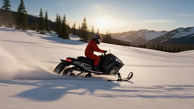 Epic Snowmobiling Adventure: Shredding Powder in the Mountains
