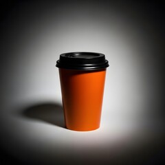 Minimal 3D coffee mug mockup for custom packaging design