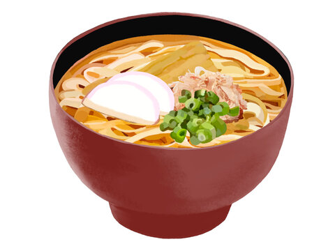 きしめん（赤黒椀）