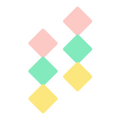 つるし飾り　ひな祭り　イラスト