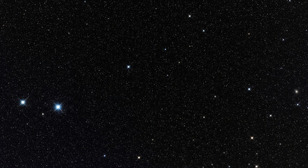 Fototapeta premium A breathtaking panoramic view of the infinite cosmic expanse, where countless distant stars glitter like diamonds against the profound blackness of the night sky