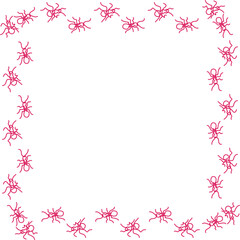 Obraz premium color spider border frame design