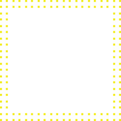 Obraz premium Double dotted vector border frame design