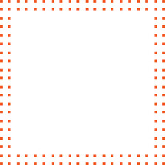 Obraz premium Double dotted vector border frame design