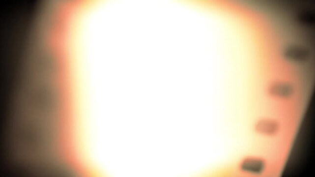 Burning film transition for music promo highlights