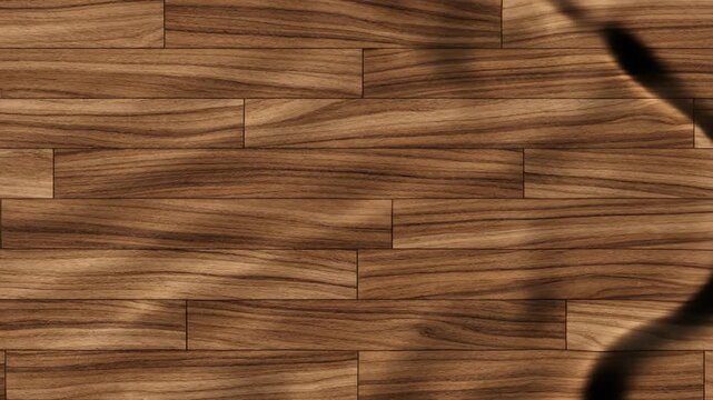 Seamlessly looping motion graphics background showing a subtle rippling wave effect over a uniform pattern of warm brown wood plank grain brown, horizontal, warm