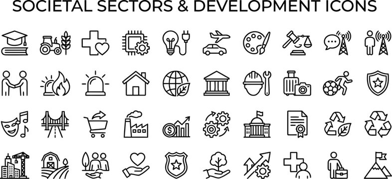 Business Sector Icons Images – Browse 30,782 Stock Photos, Vectors, and ...