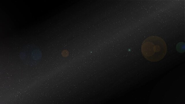 Cinematic anamorphic lens flare light leak. 4K beam movement on black background for professional VFX overlay and film transitions