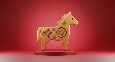 Minimal Horse Zodiac Icon