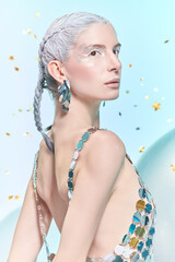 Naklejka premium Queen Frost Portrait