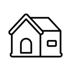 Residential building icon