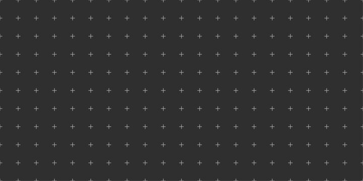 Abstract dark plus grid pattern background minimal geometric cross texture for modern UI design