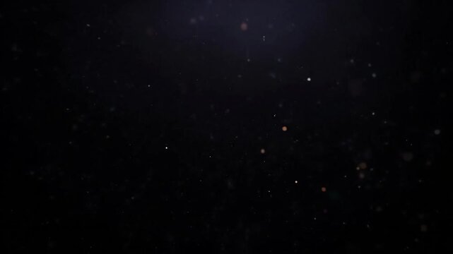 Digital Static Glow Illustrate a minimalist, abstract pattern of softly pulsating and moving light points, reminiscent of digital noise or a low-power data stream, creating an ambient glow.