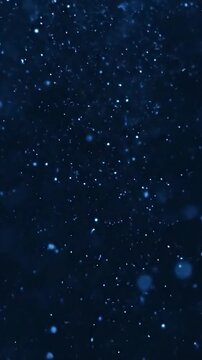 Nocturnal Nature Illumination Organic, natural-looking blue light motes reminiscent of glowworms in a dark, pristine setting.