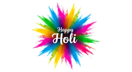 Obraz premium Happy holi celebration
