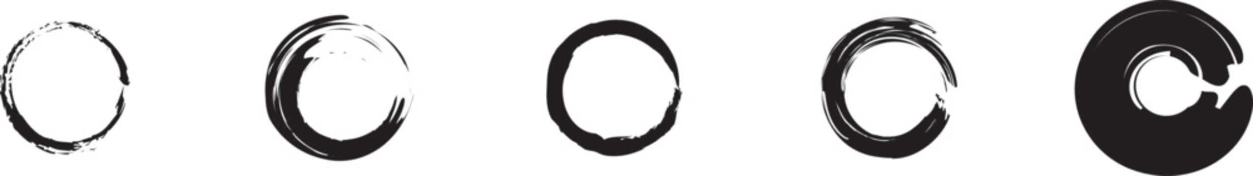 borderGrunge circle frames. Hand drawn grunge circles with rough brush texture and ink splash effect. Grunge round shapes. Grunge banner collection. , distressed, draw, presentation, artistic, stain, 