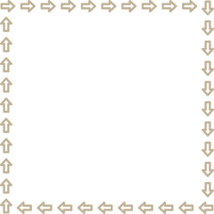 arrow vector border frame design