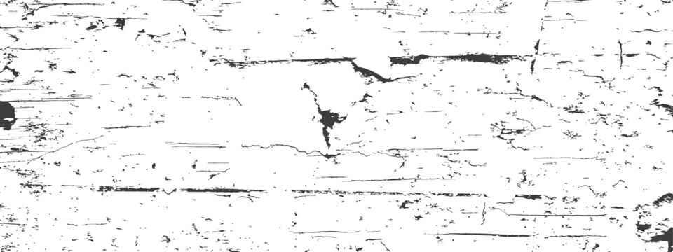 Vector distressed grunge texture overlay abstract monochrome background Damaged surface pattern with scratches cracks and noise effect