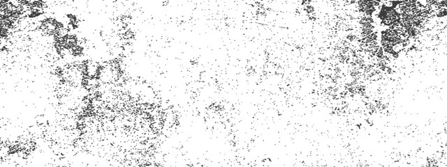 Obraz premium Abstract grunge texture distress overlay dust and grain background black and white vector graphic element
