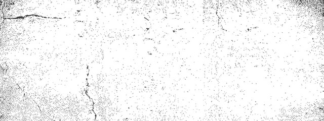 Fototapeta premium Vector Grunge Distress Texture Overlay Background with Cracks and Grainy Speckles