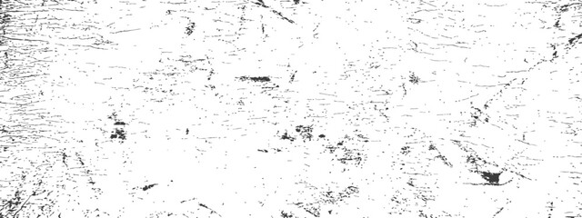 Obraz premium Abstract vector grunge distress overlay texture with subtle cracks and scratches on white background