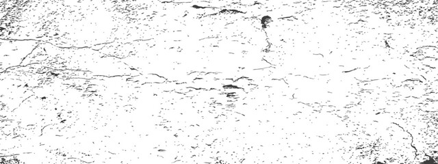 Vector Grunge Texture Abstract Overlay Gritty Cracks Black and White Distressed Background Element