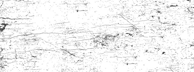 Obraz premium Seamless Distressed Grunge Vector Texture Overlay Pattern Black and White Aged Cracked Surface Background